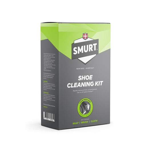 SMURT Shoe Cleaning Kit - til effektiv og nænsom rengøring af cykelsko